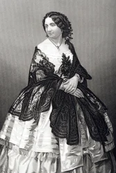 Miss Arabella Goddard, gegraveerd door D.J. Pound van een foto, uit 
